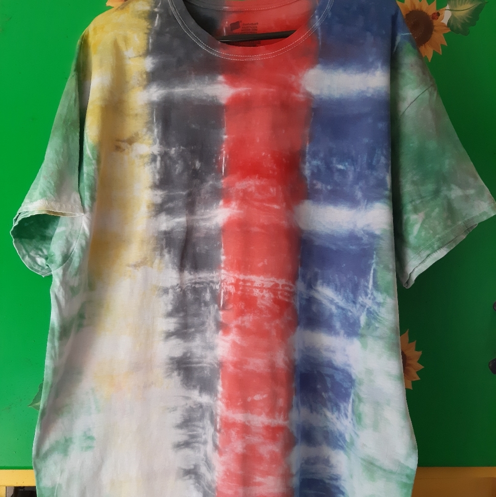 3XL, Hanes ComfortSoft, Multicolor, Tie Dye T-shirt